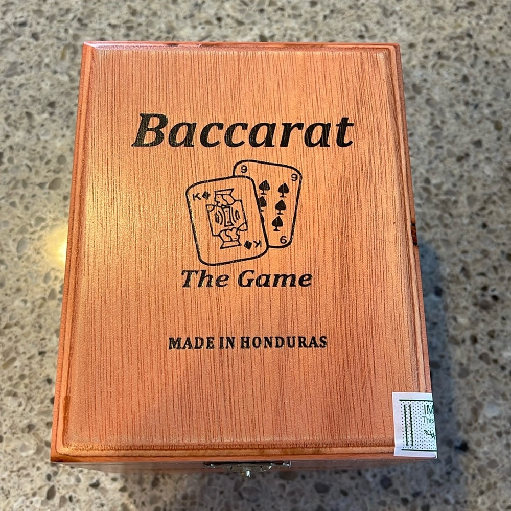 Baccarat cigar boxes